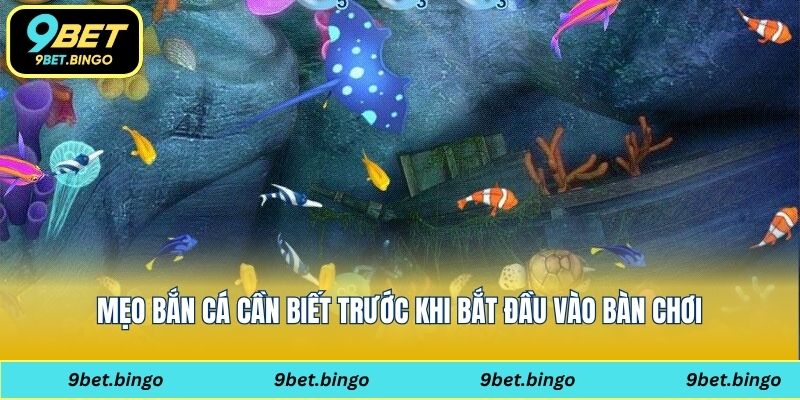 Mẹo bắn cá cần biết trước khi bắt đầu vào bàn chơi